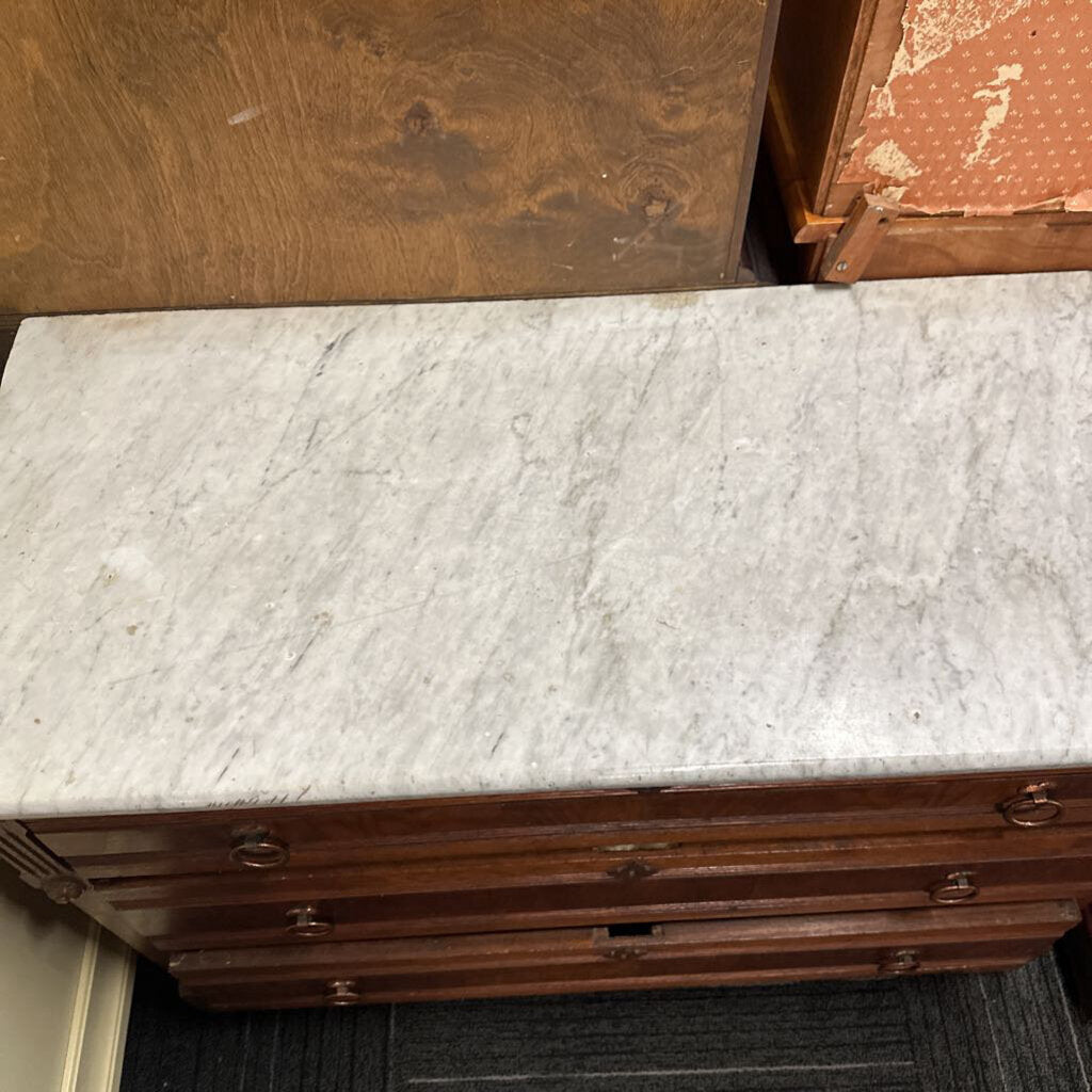 Eastlake Victorian Marble Top Dresser