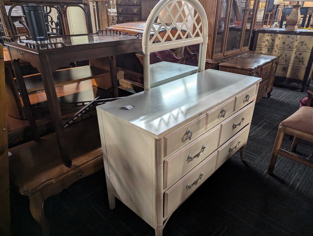 Vintage Dresser With Mirror