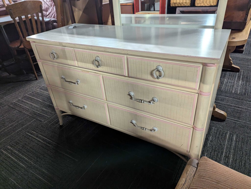 Vintage Dresser With Mirror