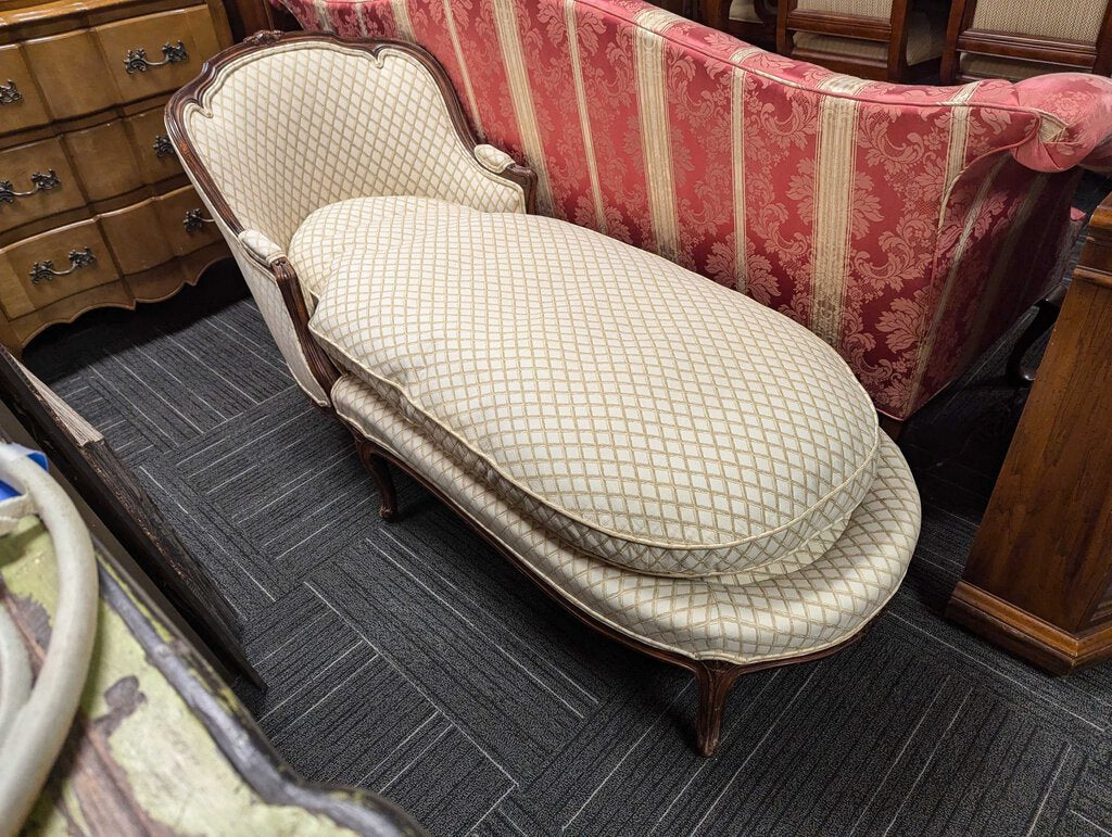 Down Filled French Chaise Lounge