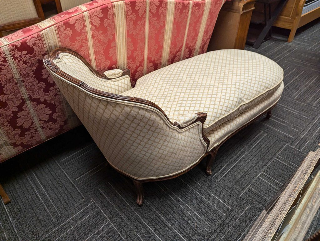 Down Filled French Chaise Lounge