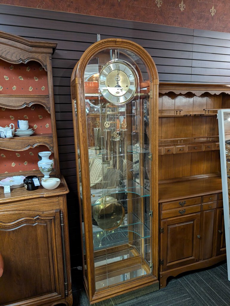 Ridgeway Curio Grandfather Clock