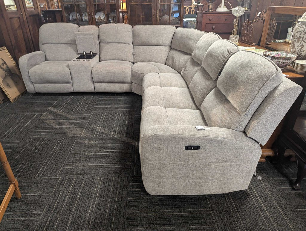 Modern Sectional With Power Recliners