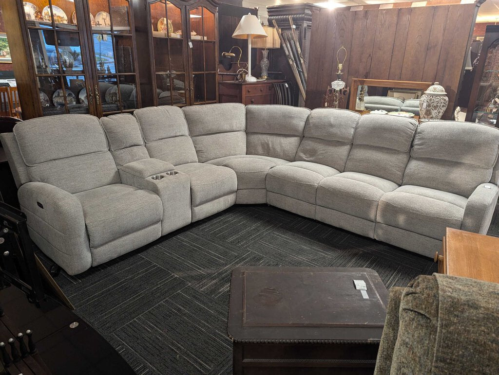 Modern Sectional With Power Recliners