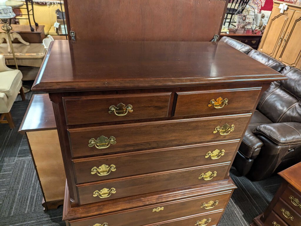 Cherry Chest Of Drawers By Colonial