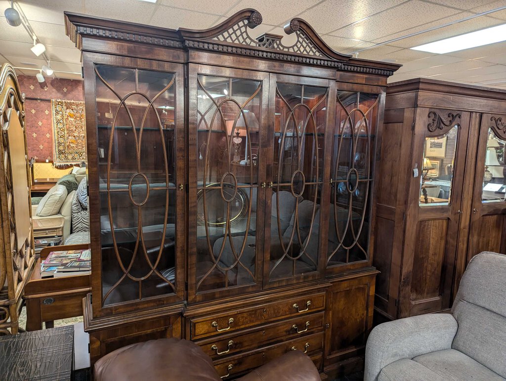 Formal Mahogany China Cabinet by Fancher Furniture Co.