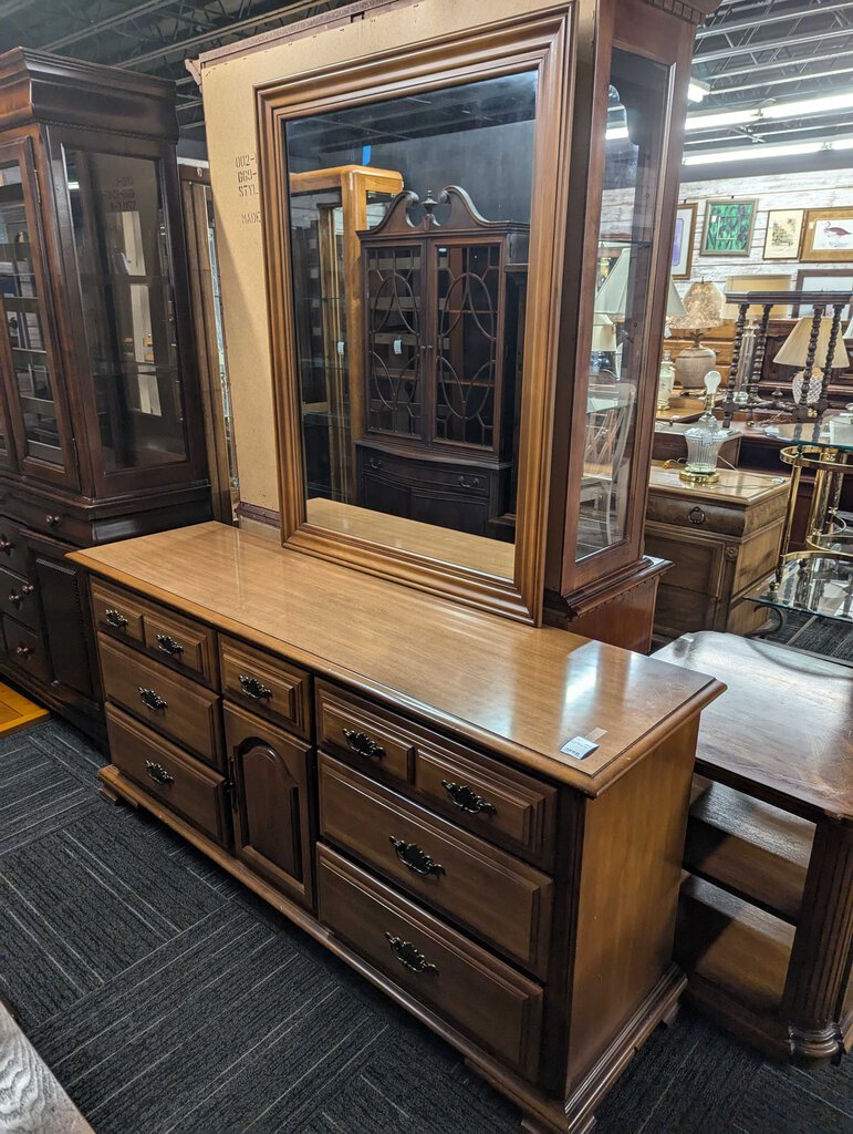 Vintage Dresser With Mirror