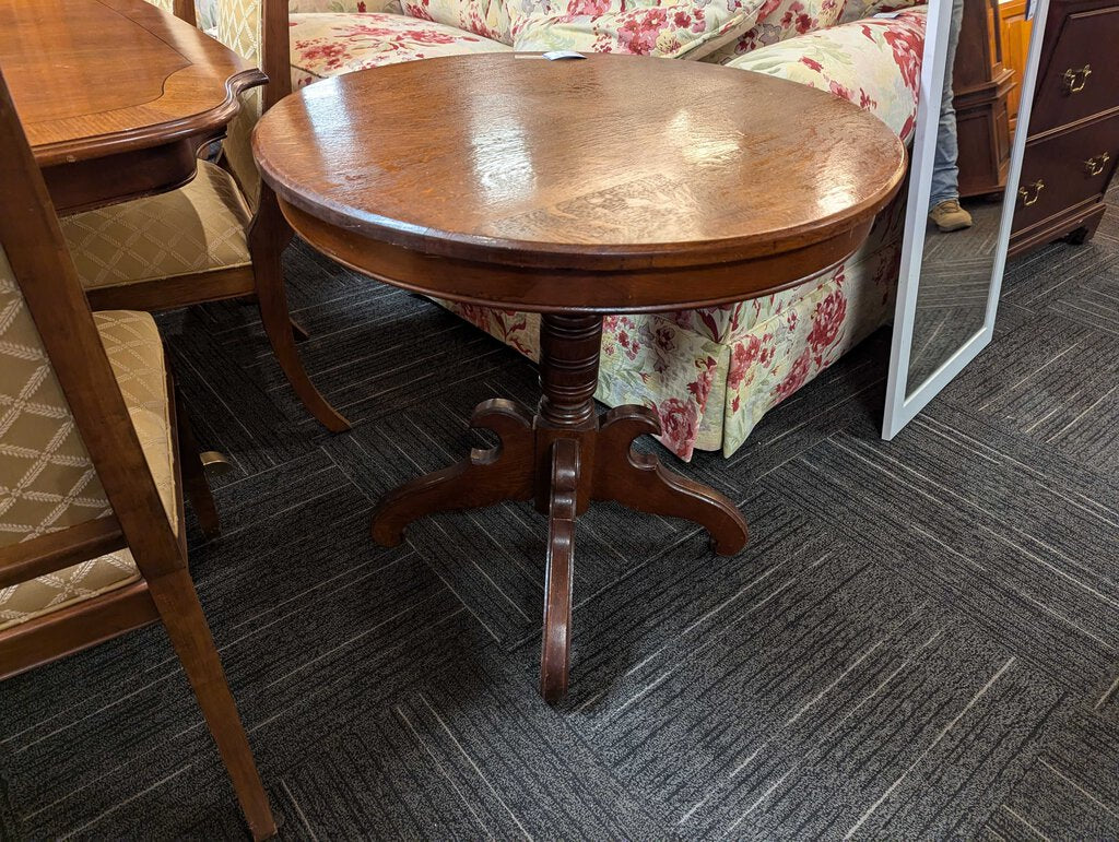 Antique Oak Parlor Table