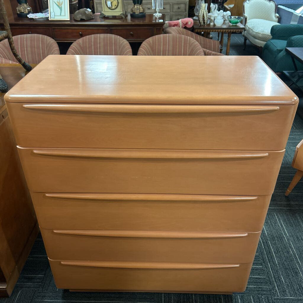 Mid Century Heywood Wakefield 5 Drawer Chest