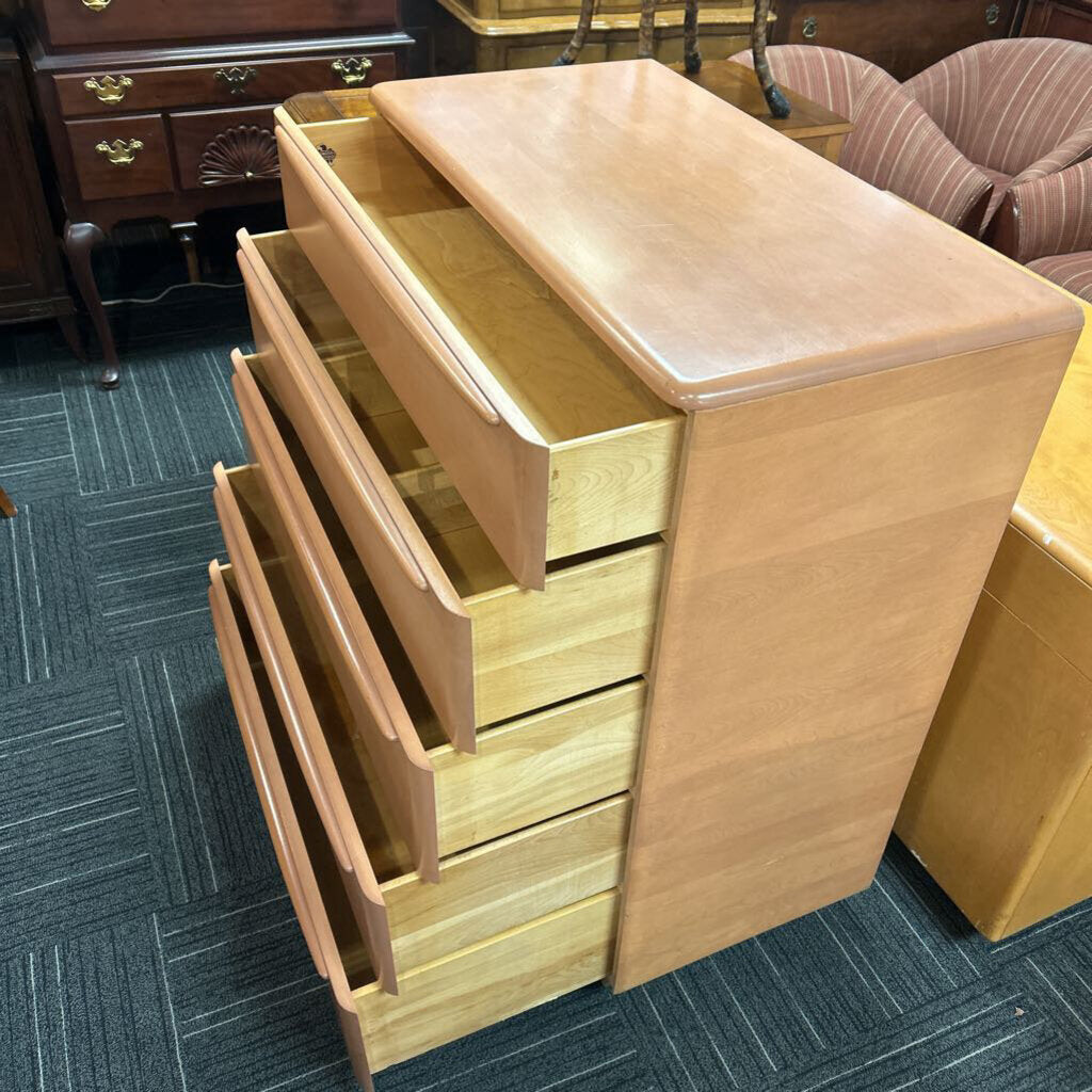 Mid Century Heywood Wakefield 5 Drawer Chest