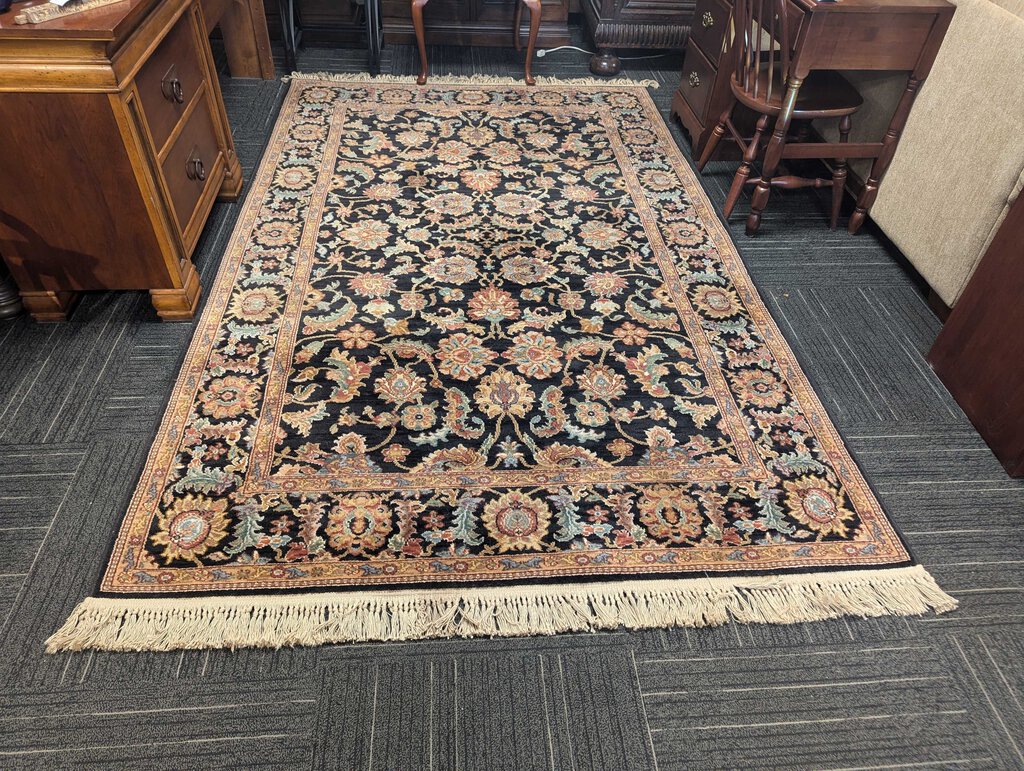 Machine Made Wool Karastan Carpet 5' 9" x 9'