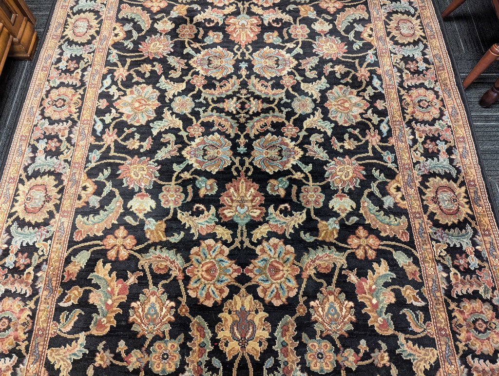 Machine Made Wool Karastan Carpet 5' 9" x 9'