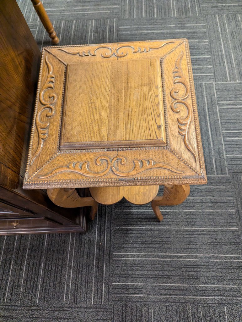 Antique Oak Side Table