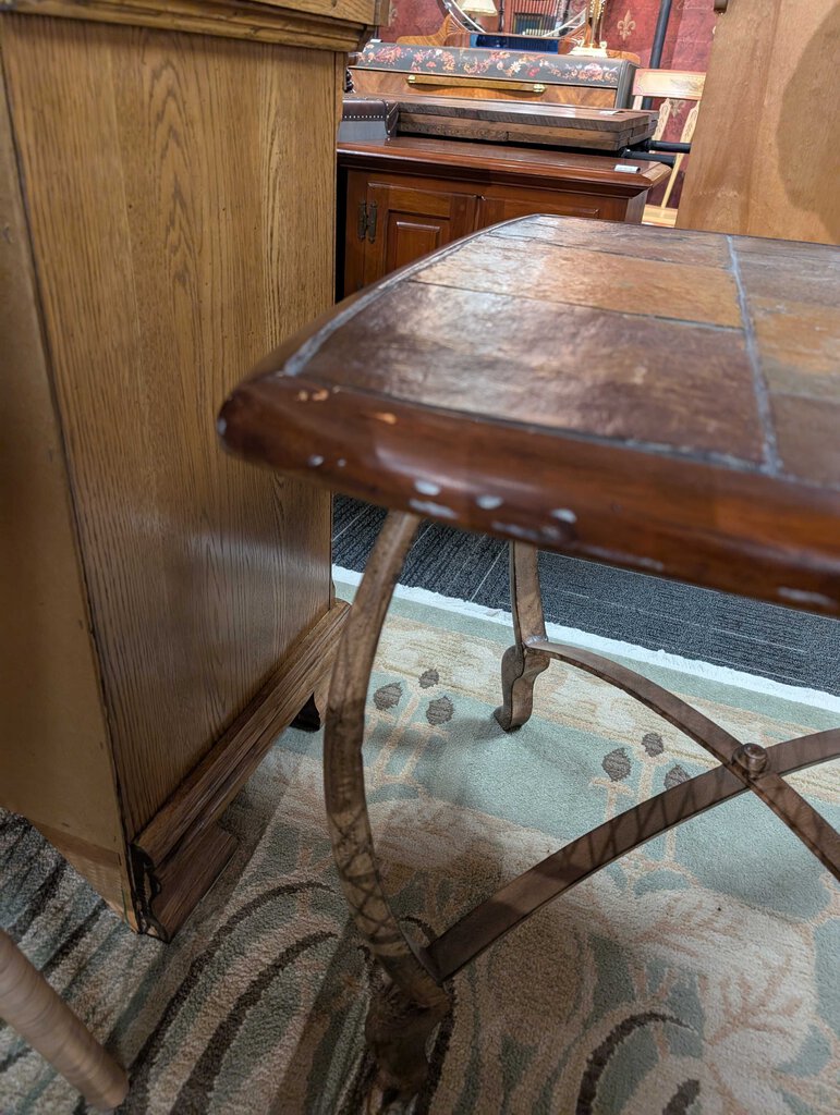 Pair of Stone Top End Tables