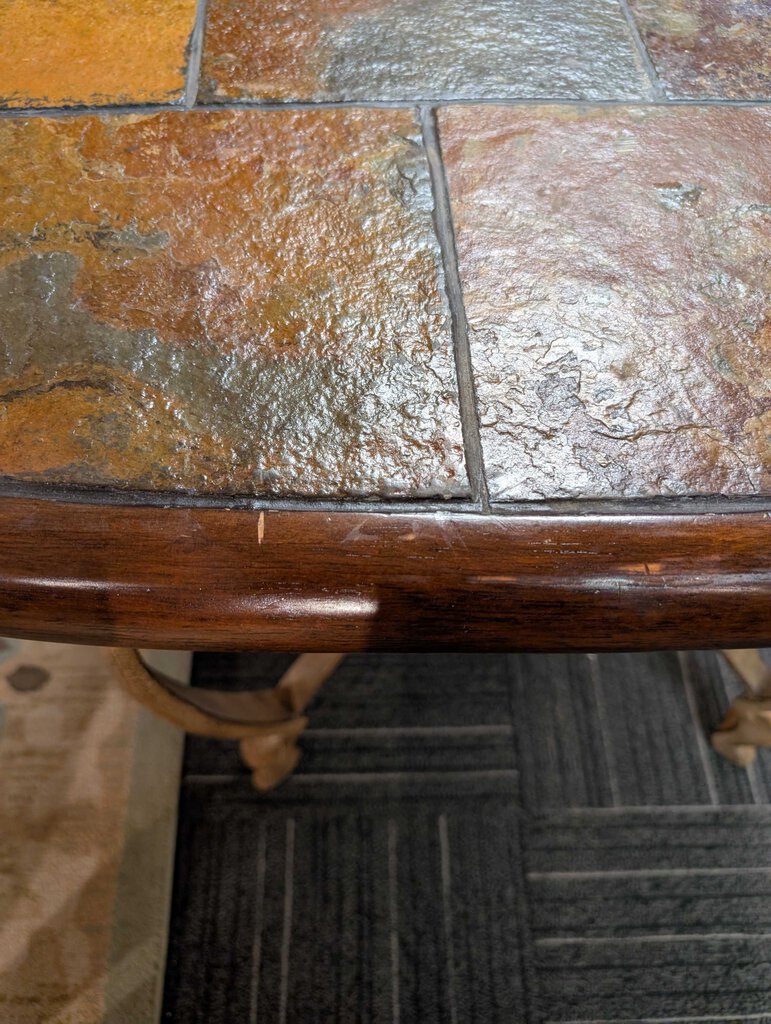 Pair of Stone Top End Tables