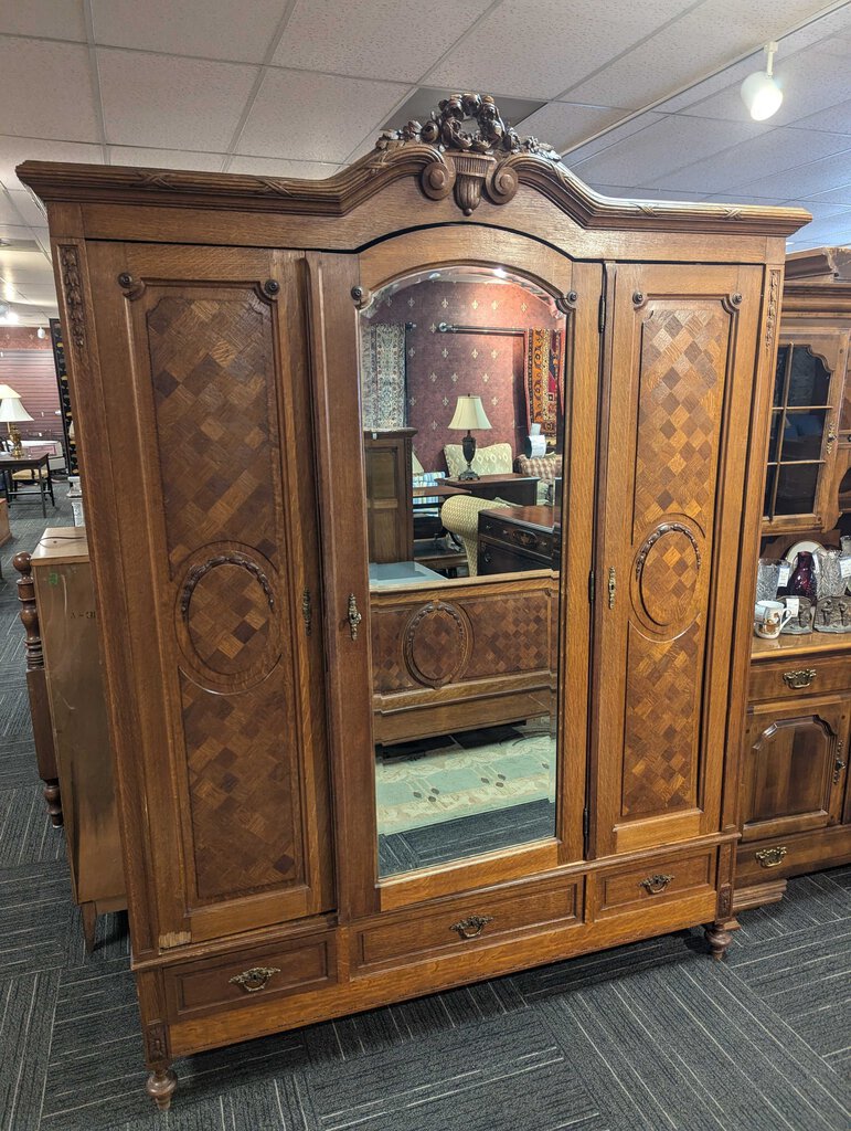 19th Century French Knockdown Armoire