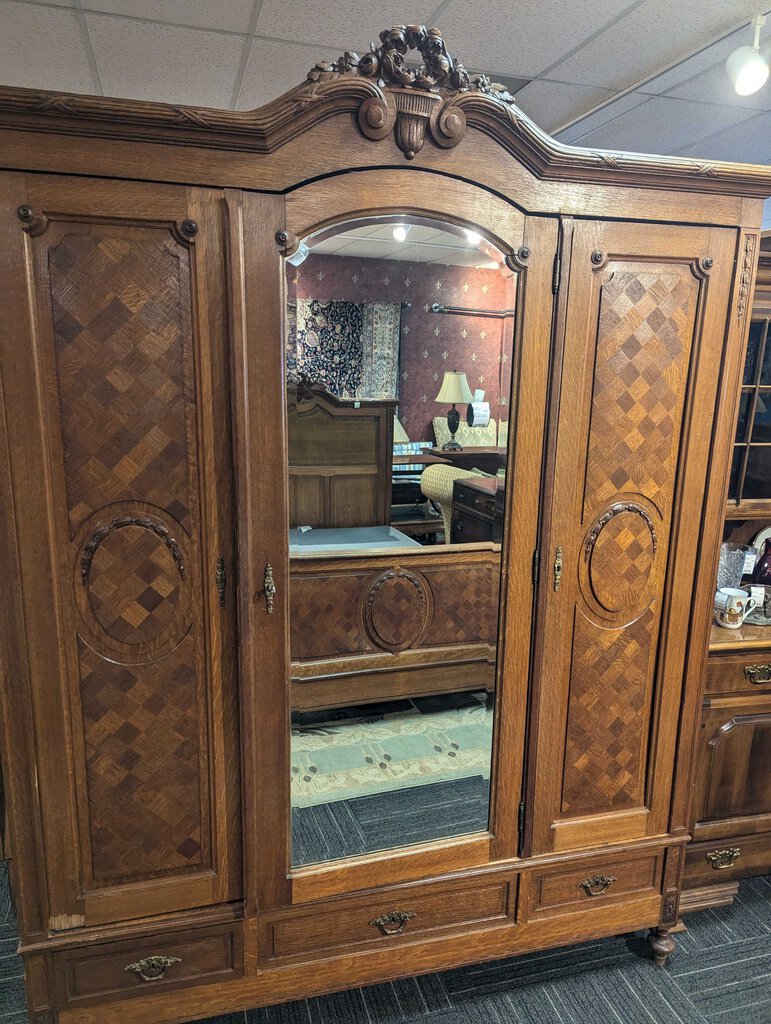 19th Century French Knockdown Armoire