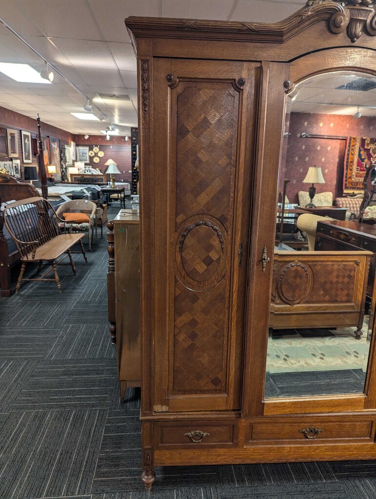 19th Century French Knockdown Armoire