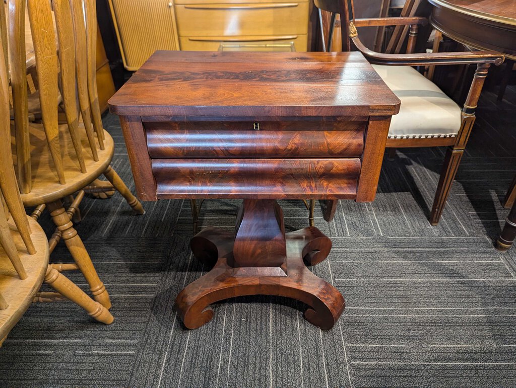 Empire Two Drawer Stand Circa 1860