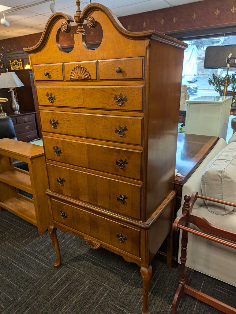 Vintage Maple Highboy