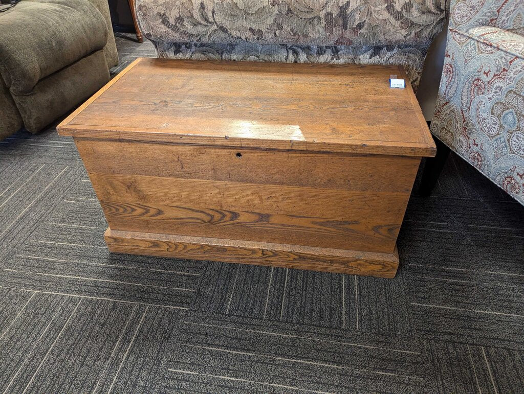 Antique Oak Tool Chest
