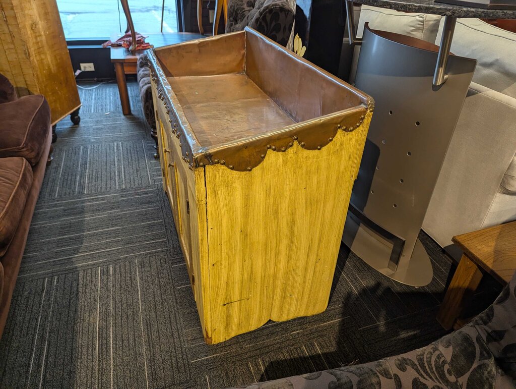 Antique Copper Lined Dry Sink