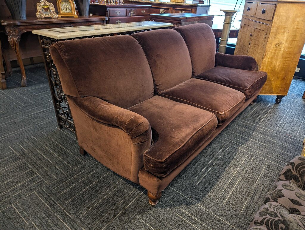 Brown Sofa By Sherrill