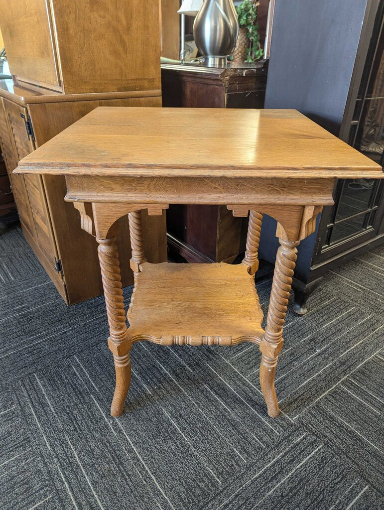 Antique Oak Parlor Table