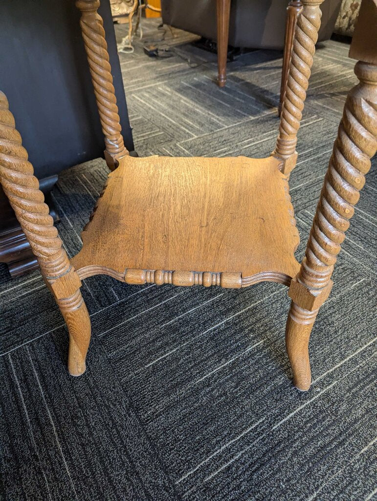 Antique Oak Parlor Table