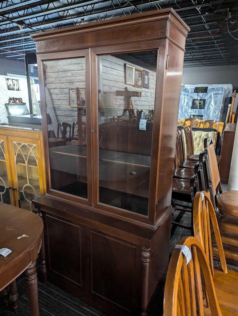 Vintage Mahogany China Cabinet
