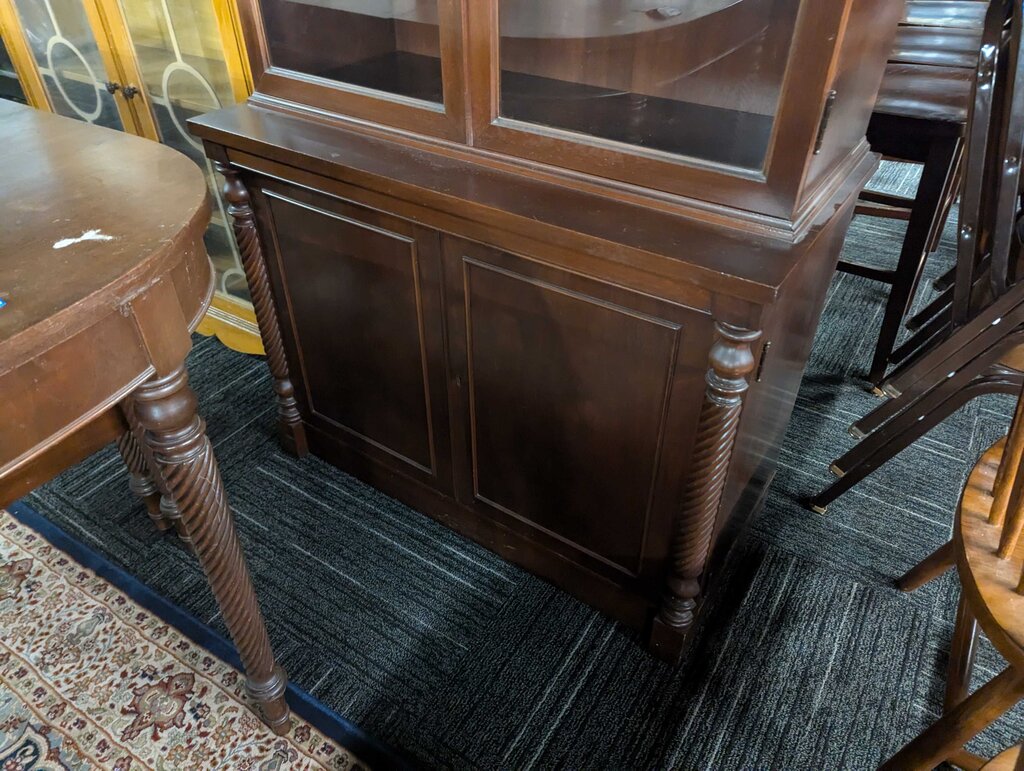 Vintage Mahogany China Cabinet