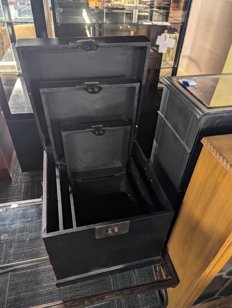 Three Asian Storage Boxes