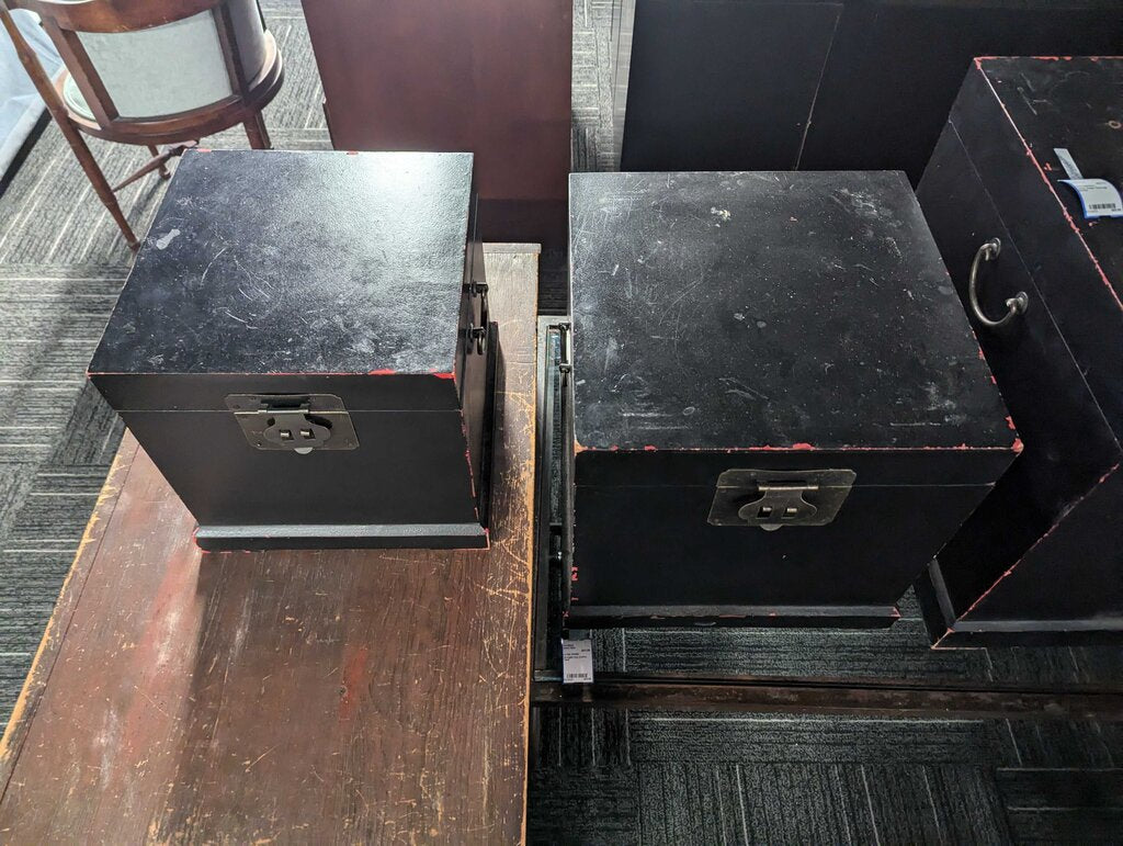 Three Asian Storage Boxes