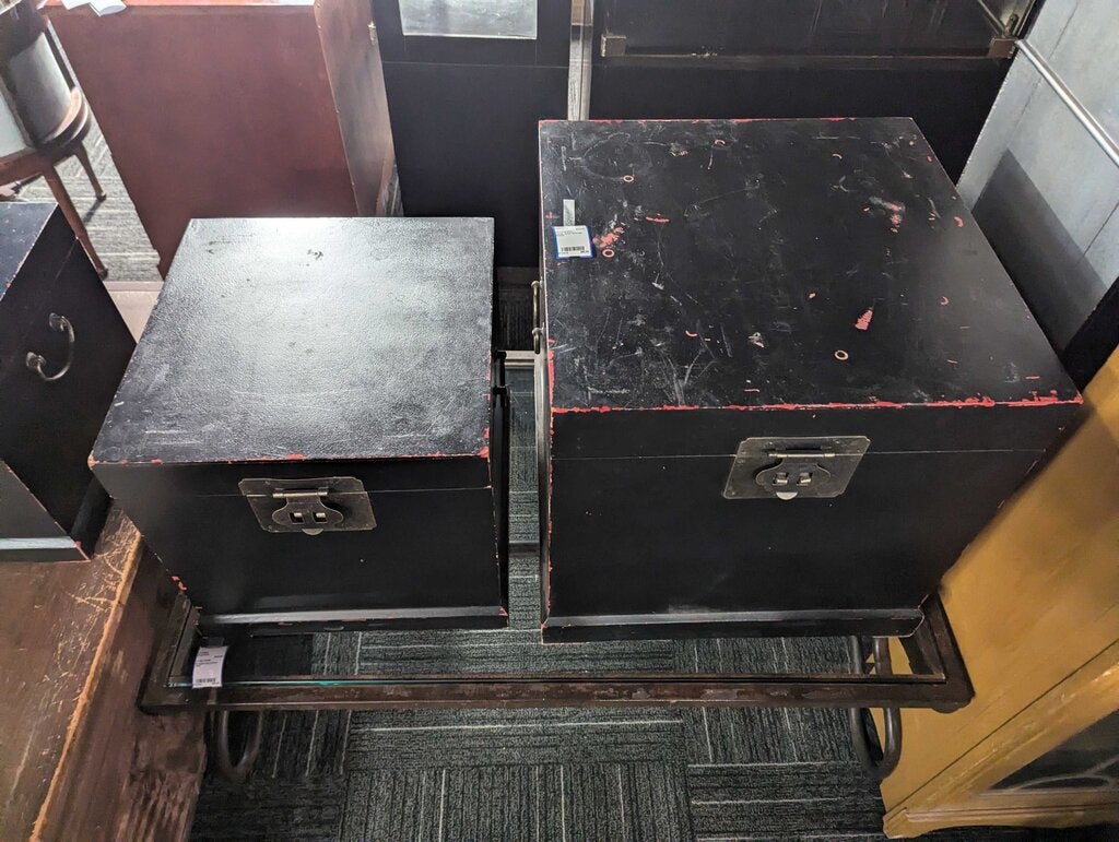 Three Asian Storage Boxes
