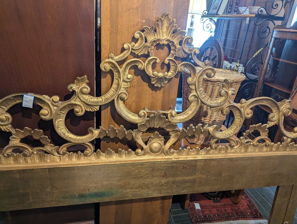 Vintage Cast Iron King Size Headboard