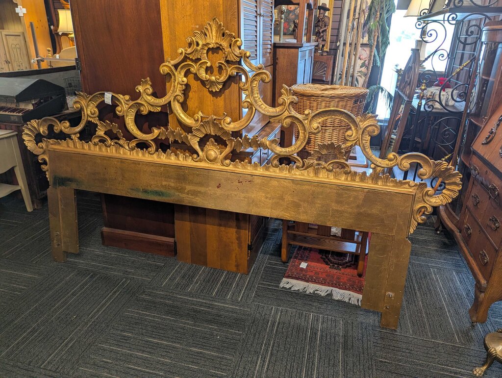 Vintage Cast Iron King Size Headboard