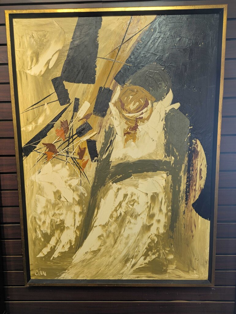 E. Cien Oil On Canvas Painting 33'' x 45''