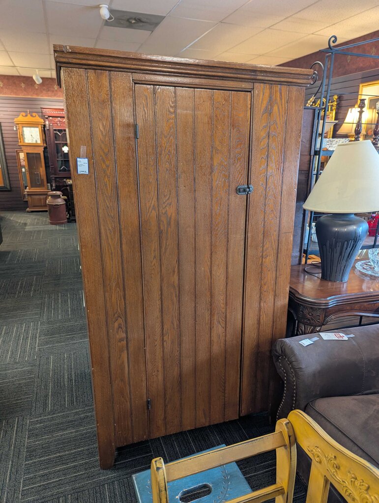 Antique Oak Jelly Cupboard