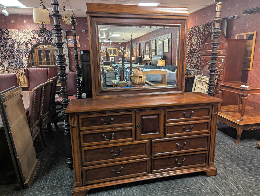 Modern Dresser With Mirror By Universal