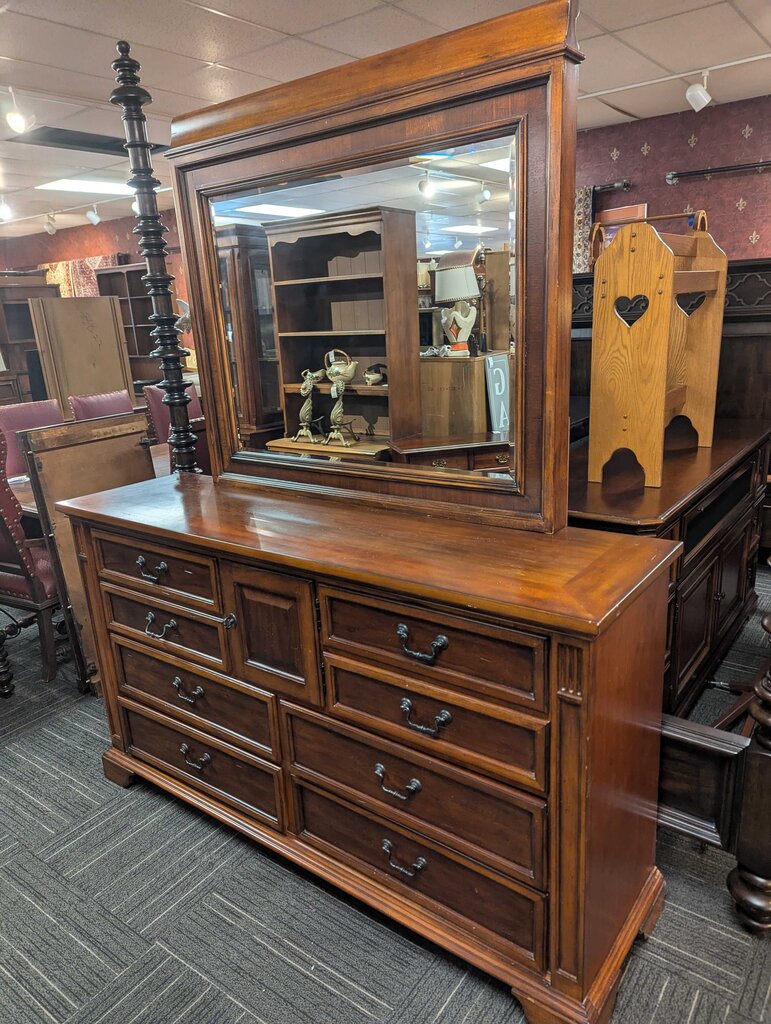 Modern Dresser With Mirror By Universal