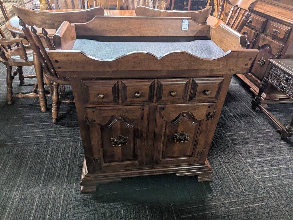 Vintage Solid Maple Server