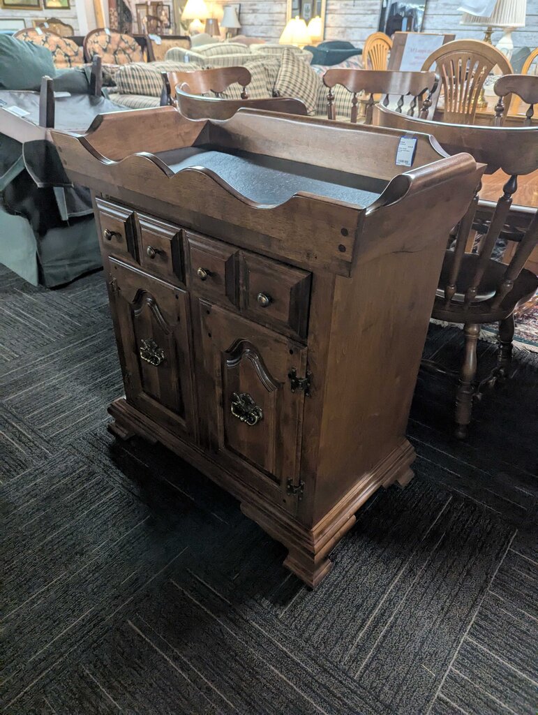 Vintage Solid Maple Server