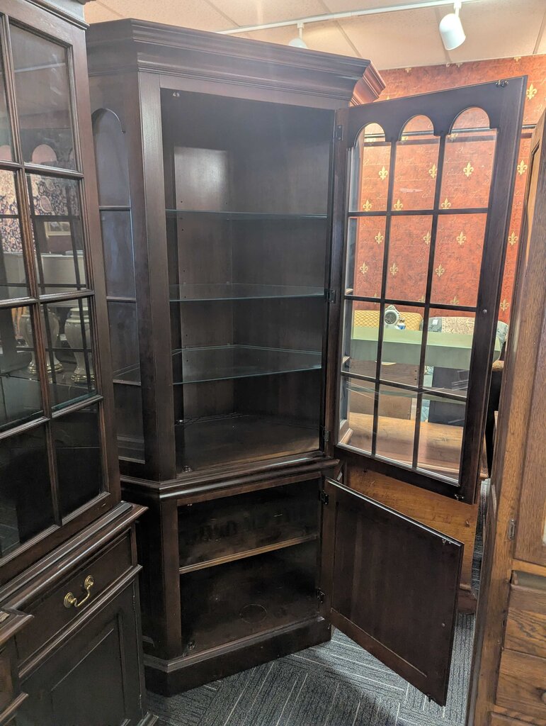 Mahogany Corner Cabinet