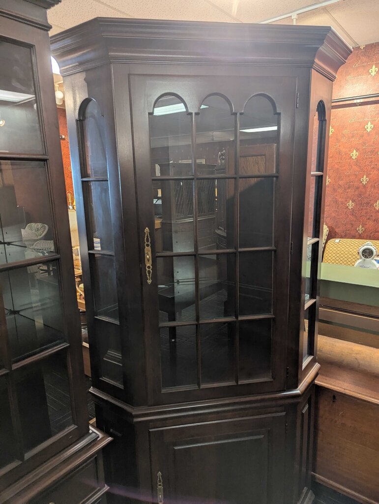Mahogany Corner Cabinet