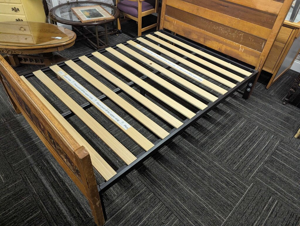 Antique Bed Converted To A Platform Bed