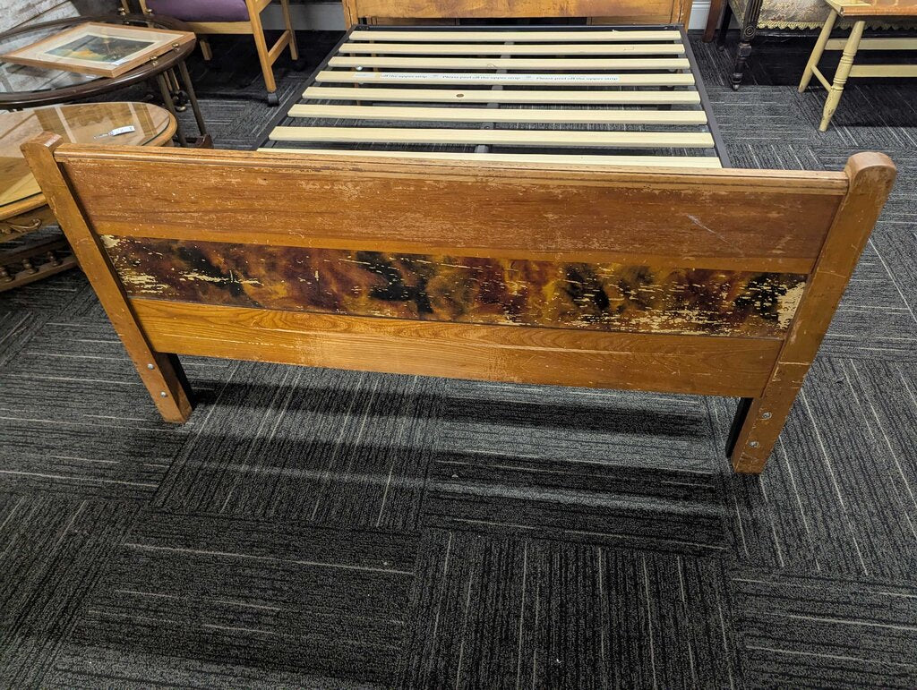 Antique Bed Converted To A Platform Bed