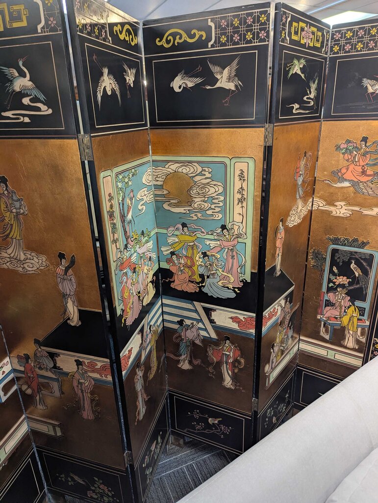 Chinese Six Panel Coromandel Room Divider