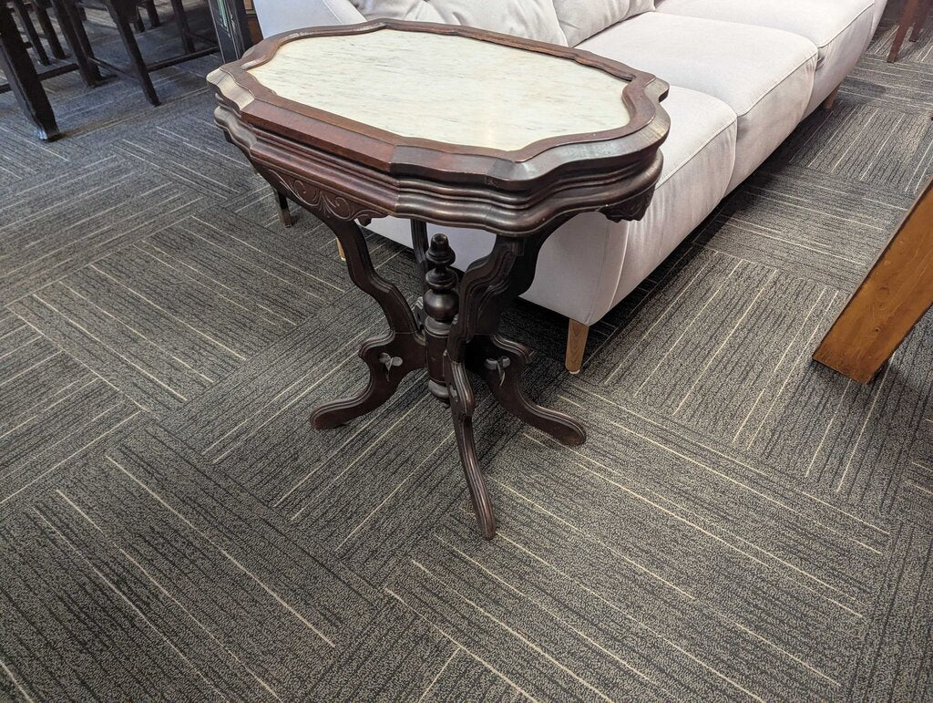 Victorian Marble Top Parlor Stand