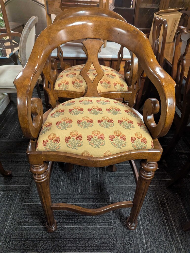 Three Minton & Spidell Burgess Bar Stools