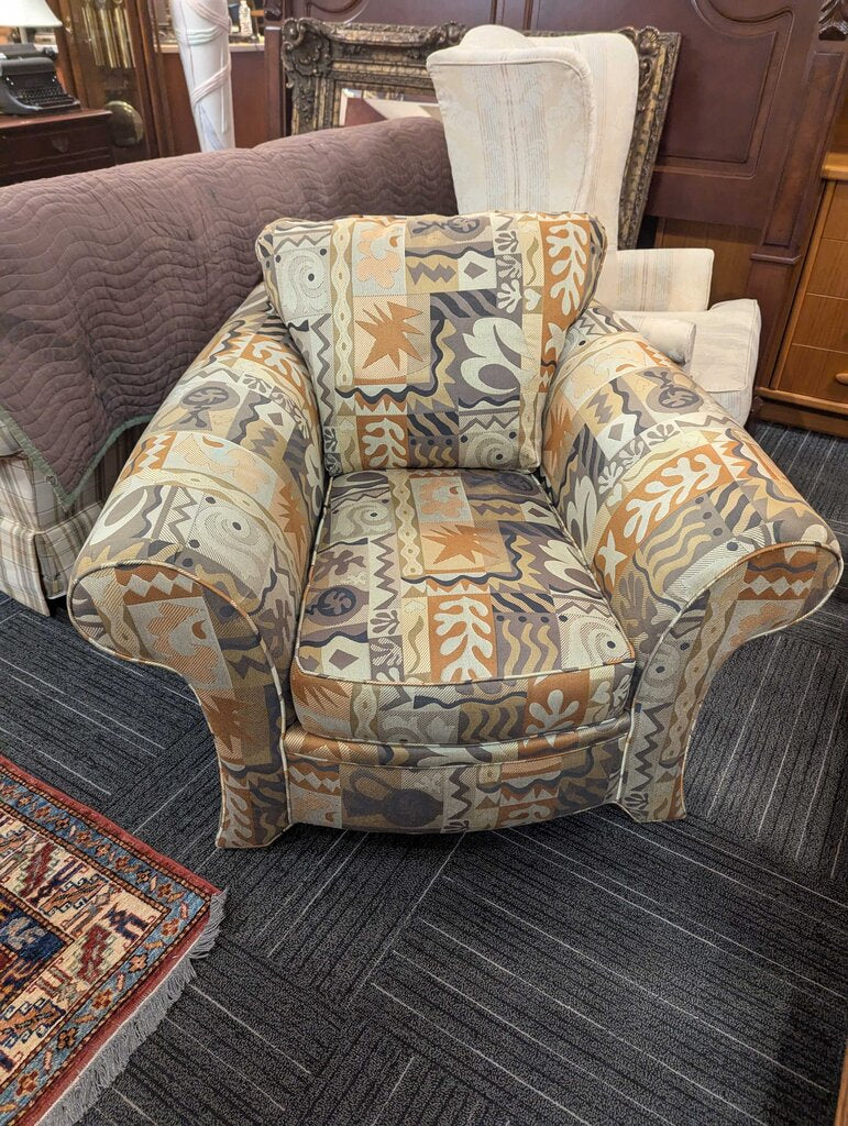 Designer Upholstered Arm Chair by Carter